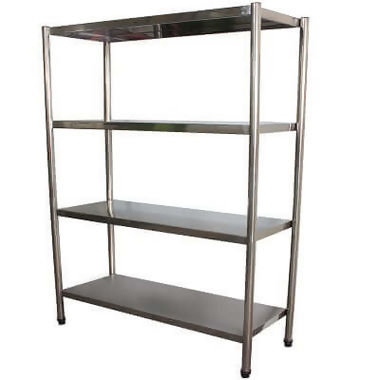 Estante de Inox Com 4 Prateleiras