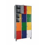 Roupeiro GR de Aço Com 12 Portas Colorido
