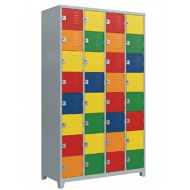 Roupeiro GR de Aço Com 32 Portas Colorido
