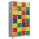 Roupeiro GR de Aço Com 32 Portas Colorido